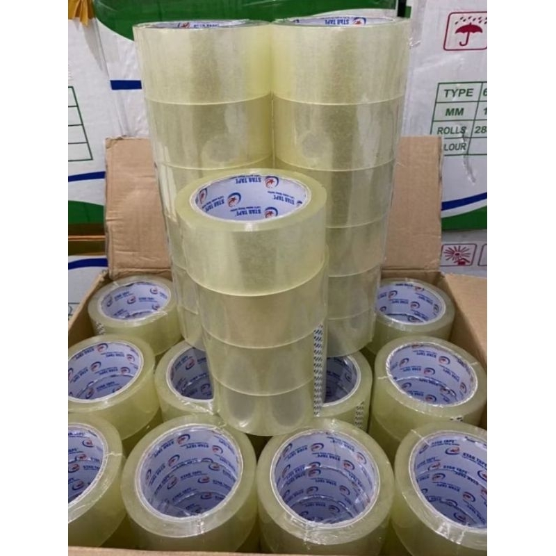 

Lakban bening, coklat 45mm x 90 yard