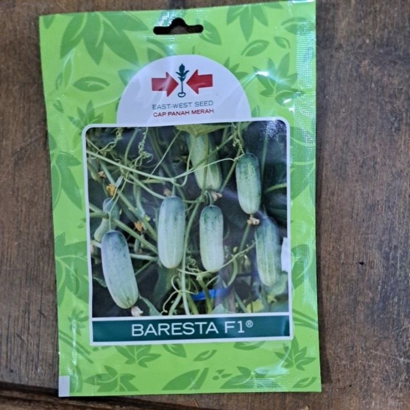 Benih Bibit Timun Mentimun Baby Baresta F1 isi 175btr Cap Panah Merah