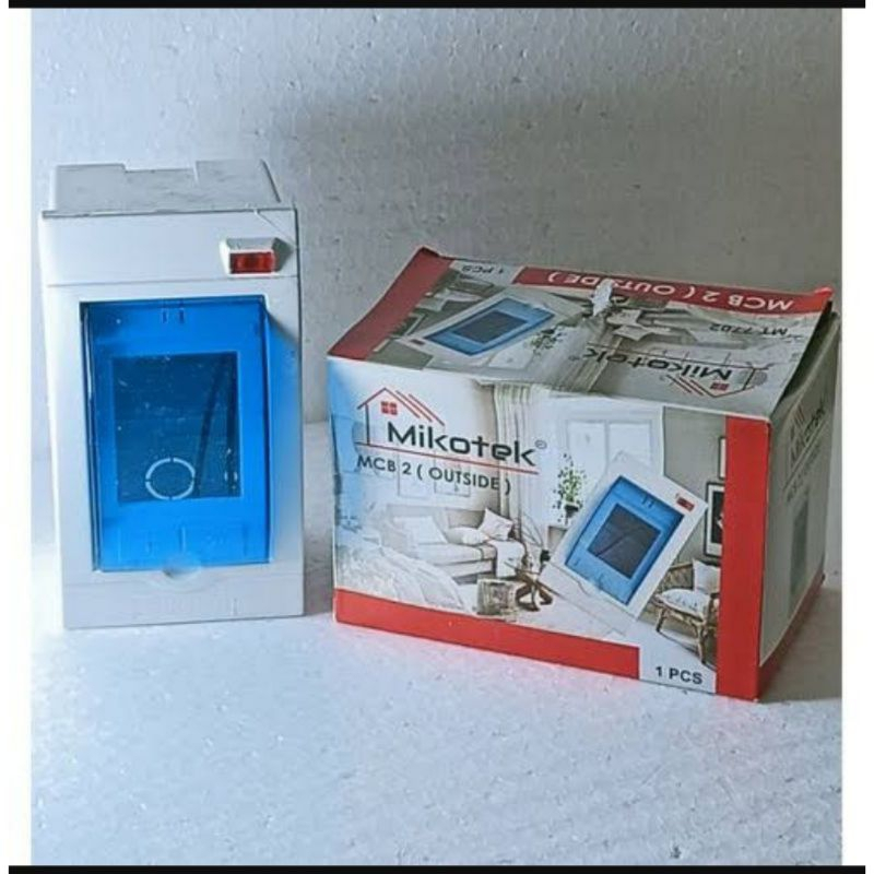 Box MCB 2 Group plus Cover tutup/Box MCB 2 Group Mt7702
