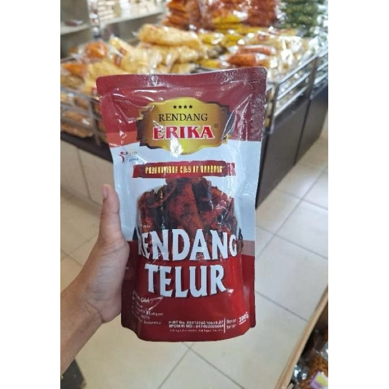 

Rendang telur kemasan