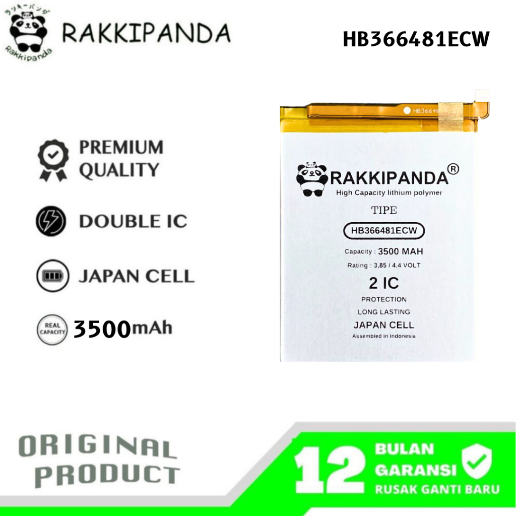 RakkiPanda - HB366481ECW Ascend P9/Nova 2 Lite/Honor 7A/Honor 8/Honor 9I/Honor 9 Lite/P9 Lite/P10 Li