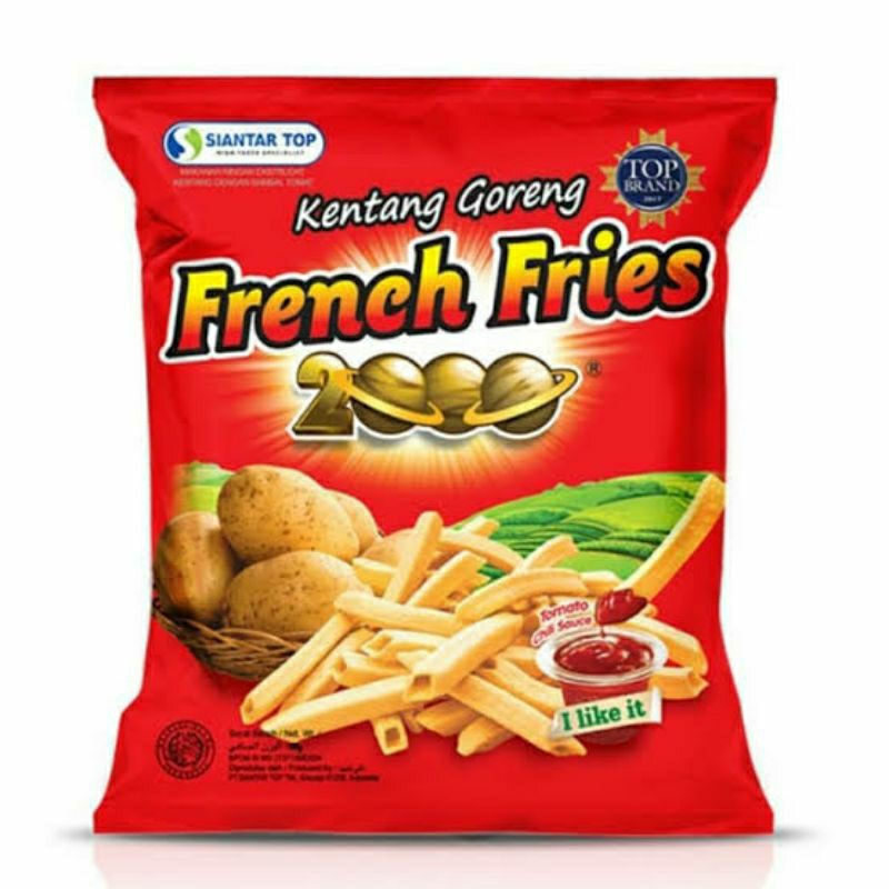 

French Fries 2000 isi 62 gram ukuran tanggung