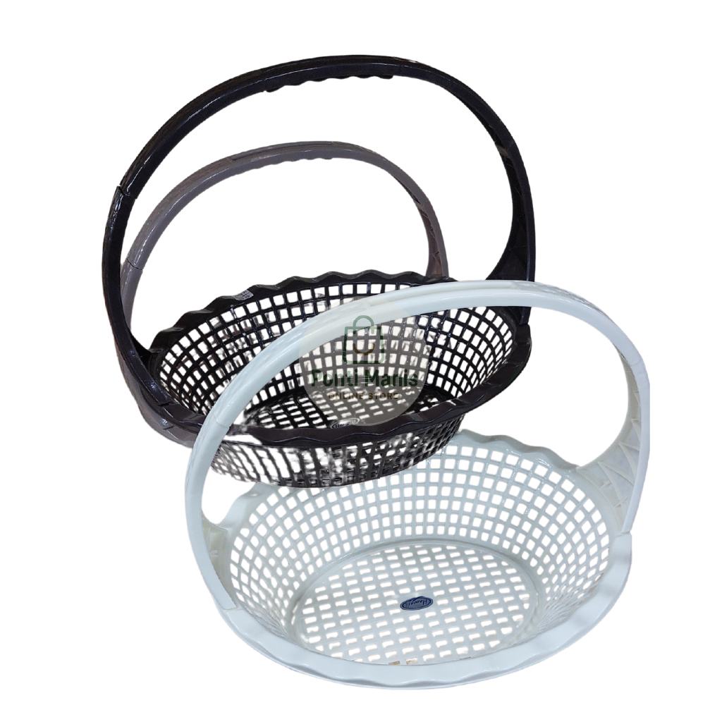 KERANJANG BUAH HAWAII/ KERANJANG PARCEL HAMPERS/ KERANJANG PLASTIK MINI