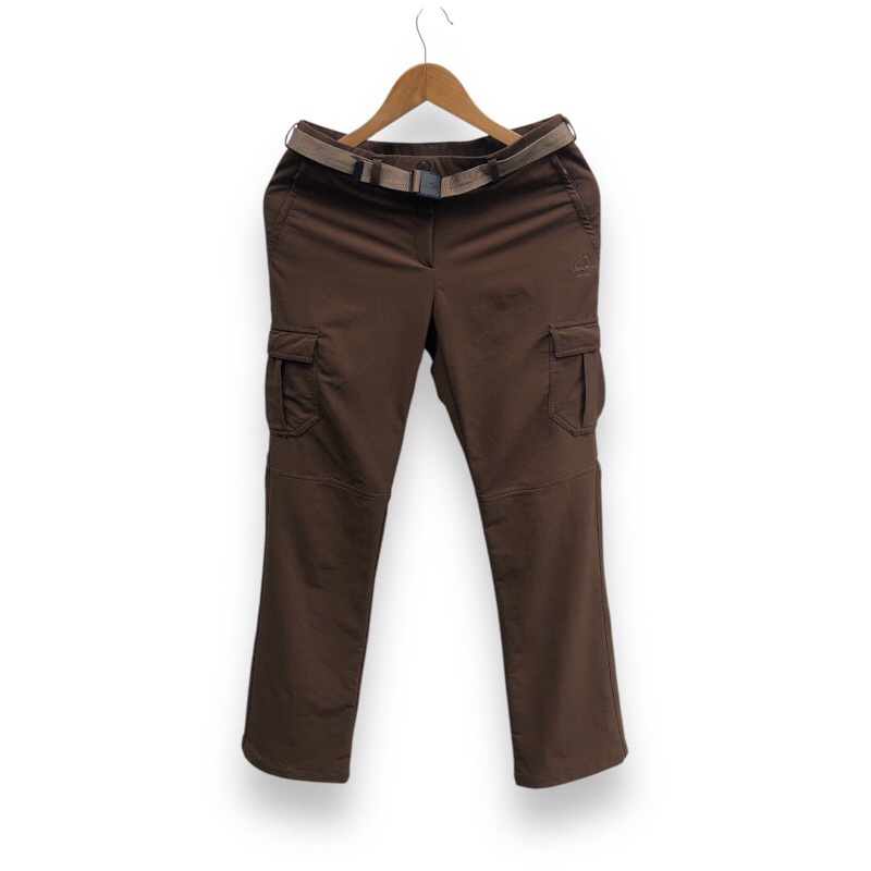 Celana Lafuma Cargo Softshell Outdoor Stretch Bahan Melar Ngaret Elastis Sporty Hiking Camping