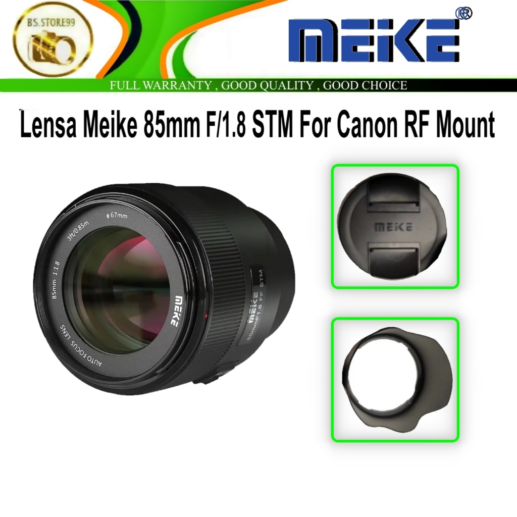 Lensa Meike 85mm F1.8 STM For Canon Mirrorless RF Mount