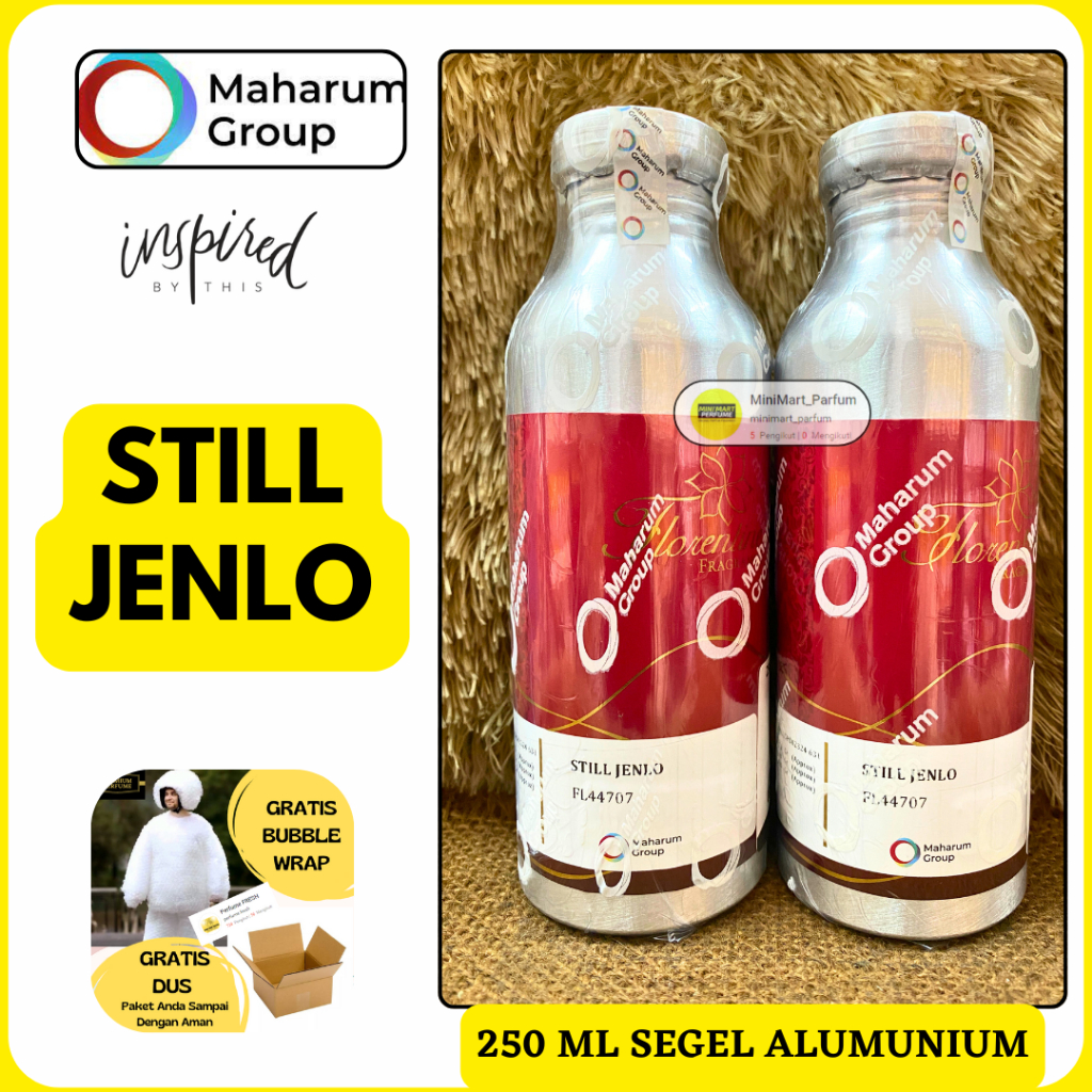 Bibit Parfum STILL JENLO ( 250 ML SEGEL Alumunium ) FLORENTINE Fragrance