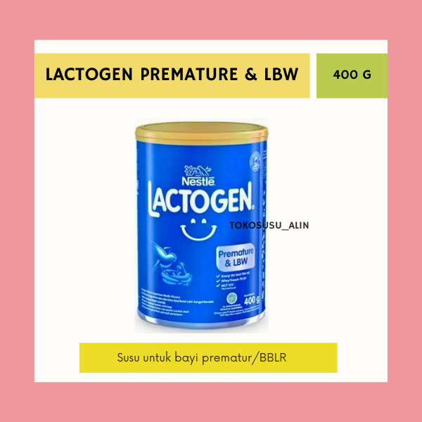 LACTOGEN PREMATURE & LBW 400 G/FORMULA UNTUK BAYI PREMATUR/BBLR