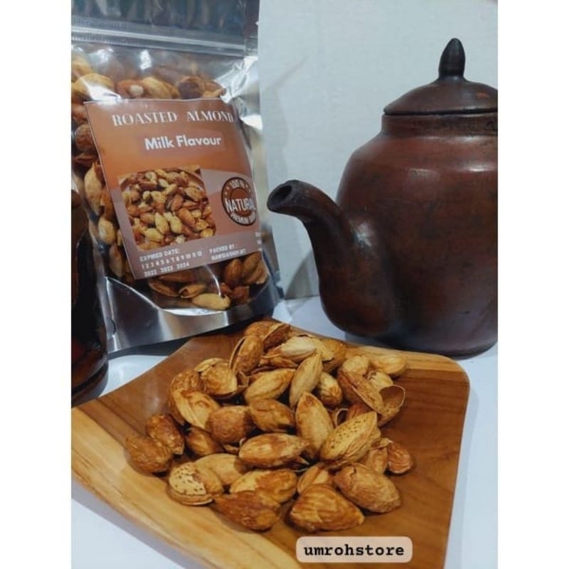 

Kacang Almond Panggang Susu Roasted 1 Kg Kulit Manis Gurih Enak Jakarta