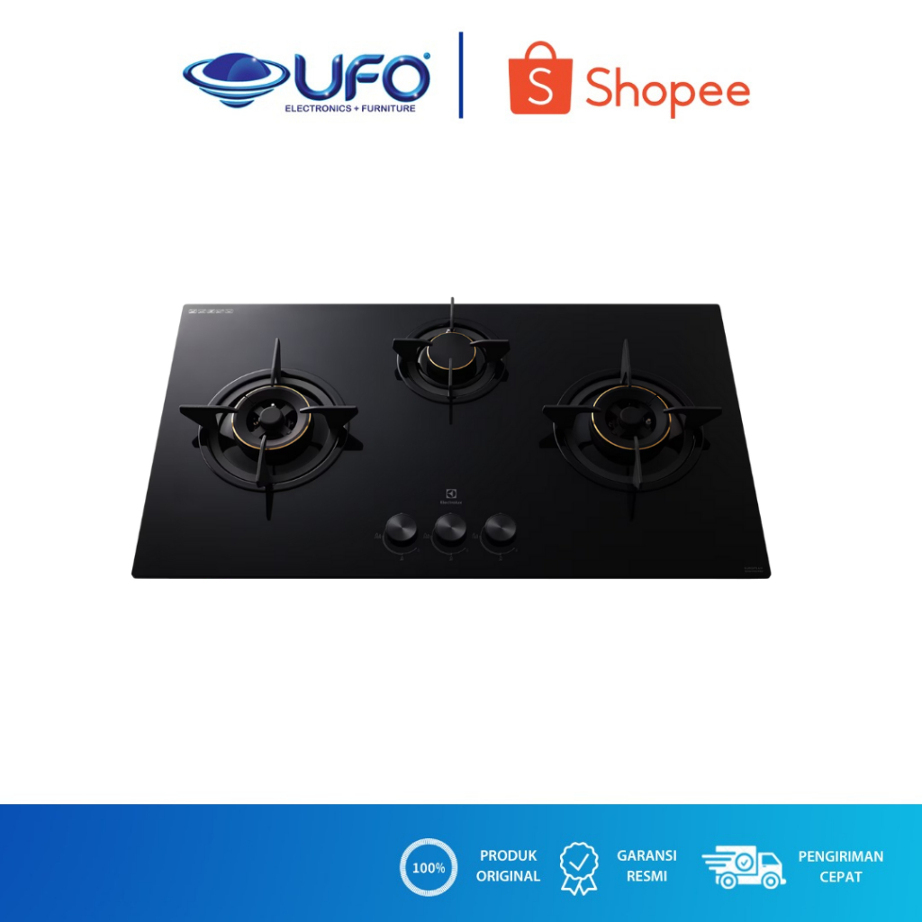 ELECTROLUX KOMPOR TANAM 3 TUNGKU EGT7838CK