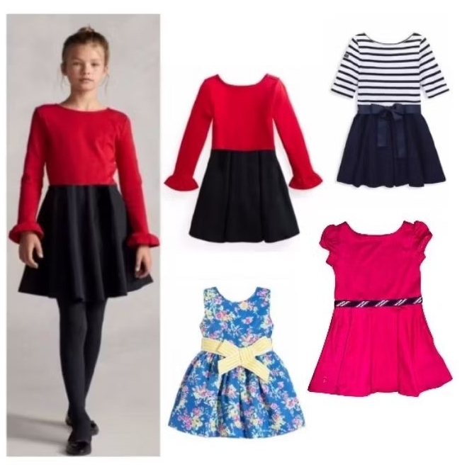 DRESS POLO RALPH LAUREN ANAK PEREMPUAN
