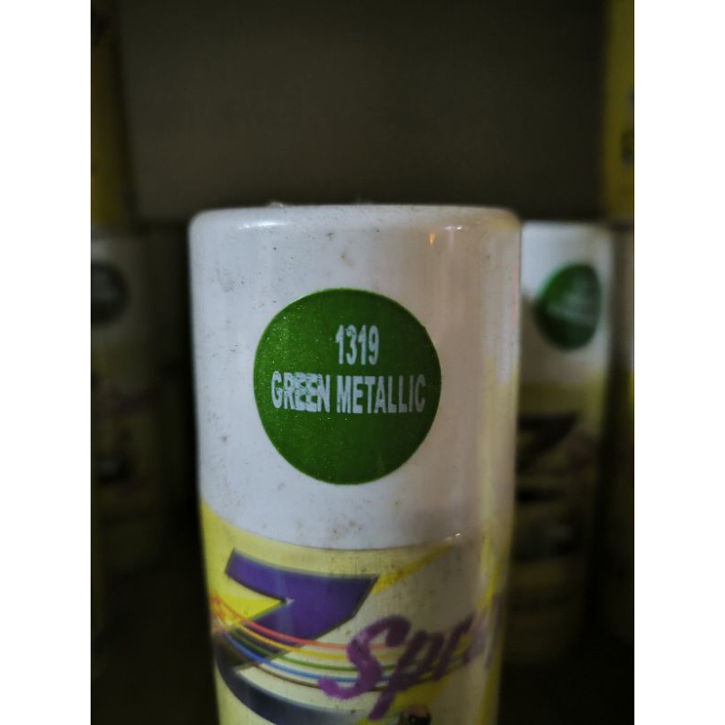 cat semprot cat kaleng Zspray 1319 green metallic