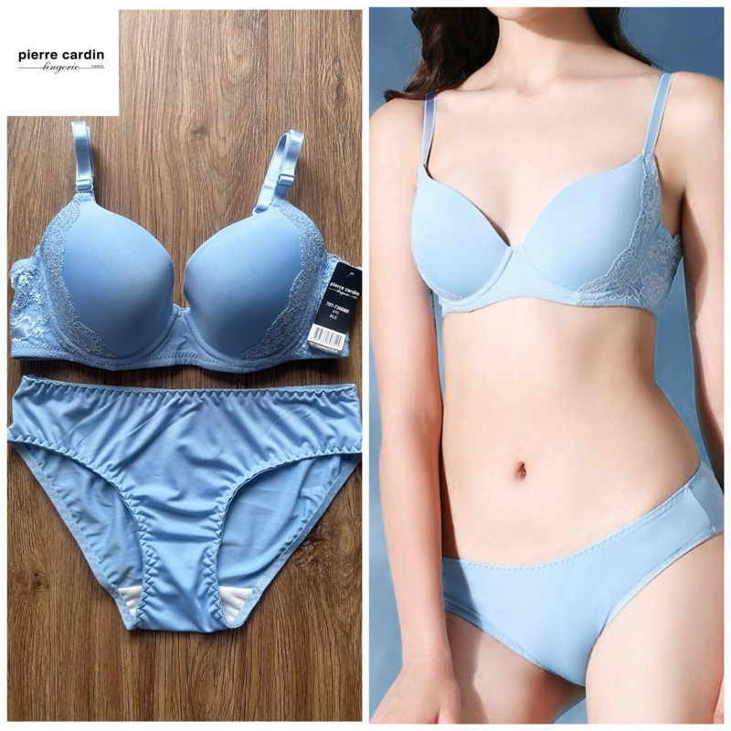 Pierre cardin bra set panty 707-73668B branded original size 34B