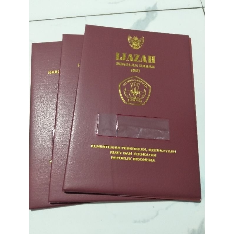 

Map Ijazah SD || Cover Ijazah Sekolah Dasar. Isi 4 Lembar (Umum)