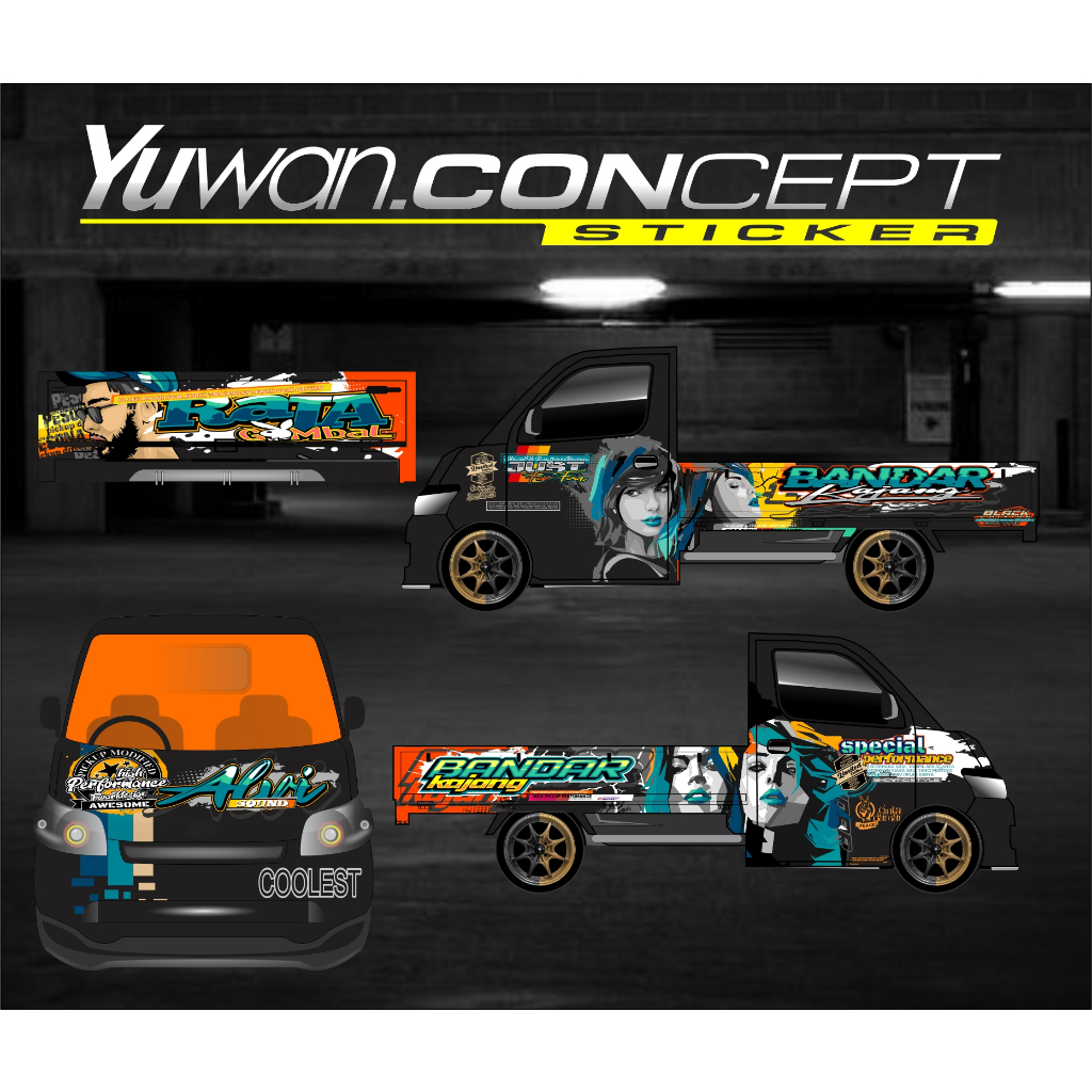 Decal Grandmax Pickup Motif Cewe