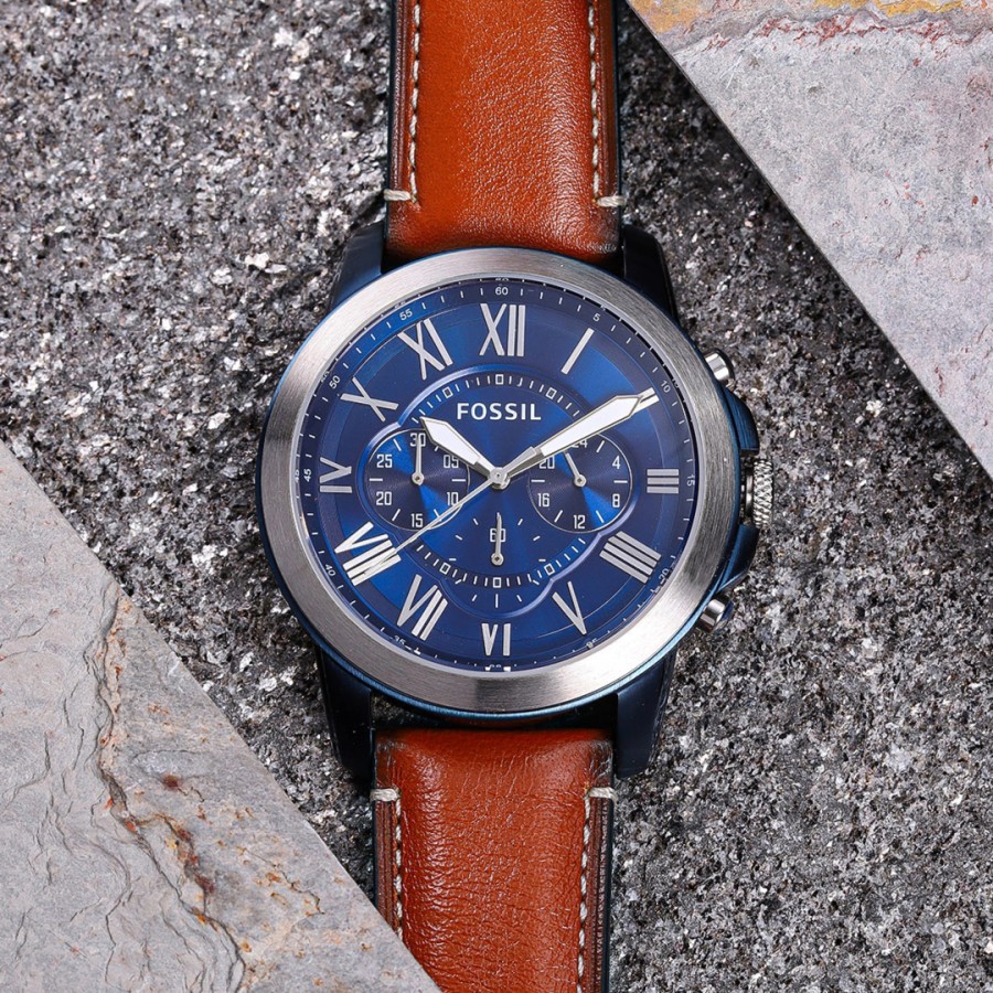 FOSSIL FS5151 SILVER BROWN ORIGINAL