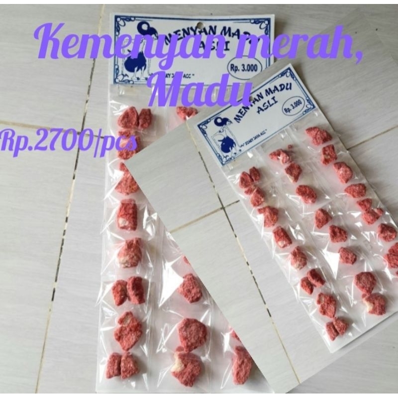 Kemenyan Merah,Menyan Merah,Madu,Wangi