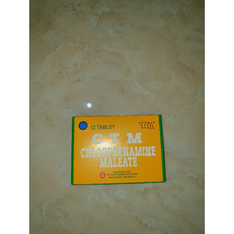 CTM PIM tablet (per strip)