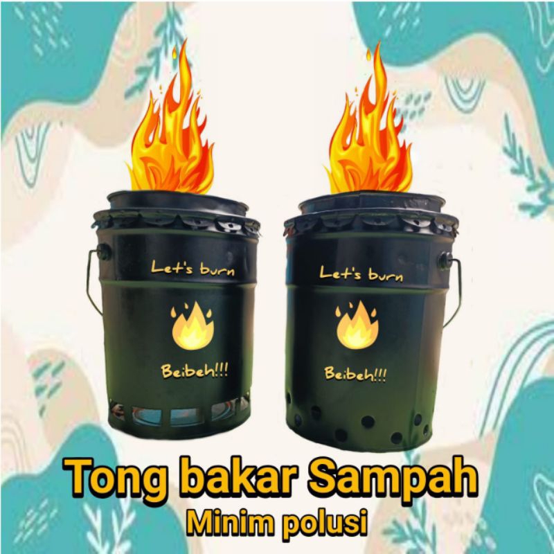 tong pembakar sampah