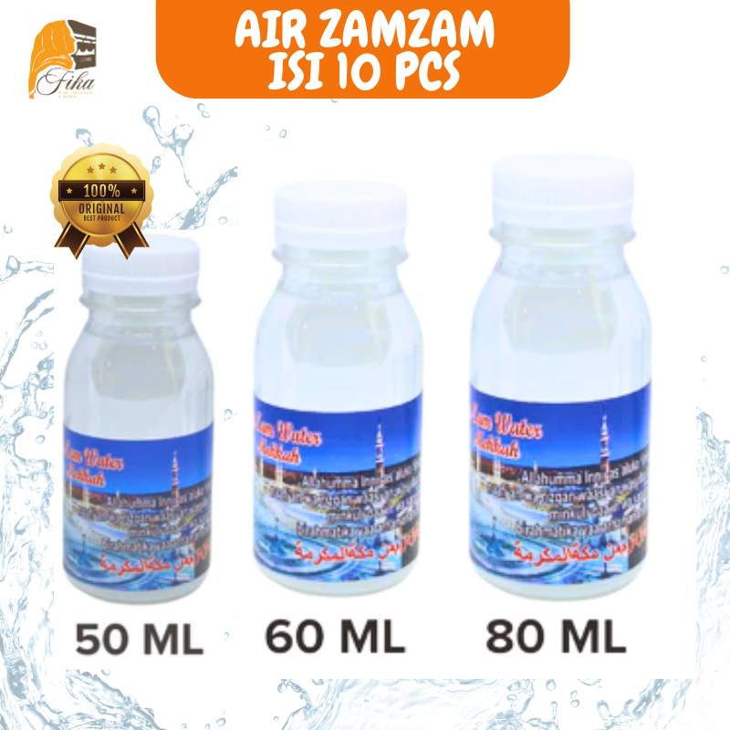 

Air Zam-Zam ISI 80ml dalam Kemasan 80ml Paket 10pcs Original