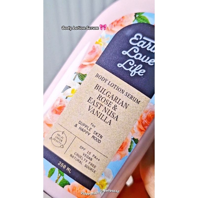 Body Lotion Earth Love Life Preloved