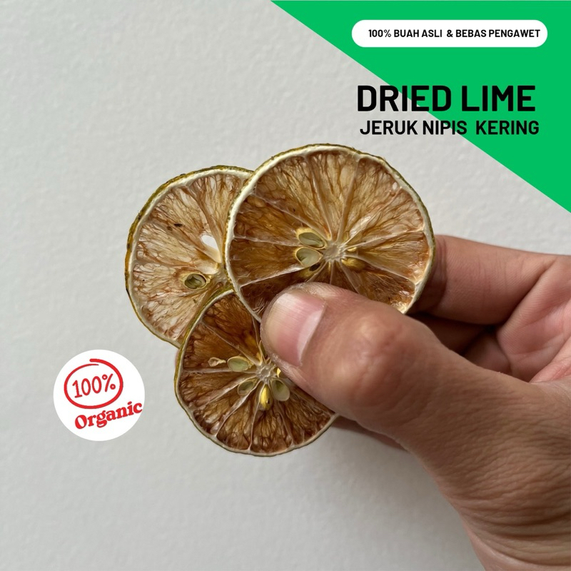 

Dried Lime Slice : Dried Lime Fruit, Jeruk Nipis Kering | GARNISHAN |