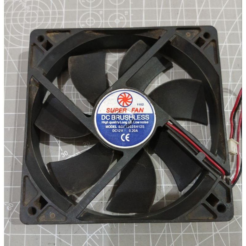 KIPAS FAN DC 12X12 12V 0.20A