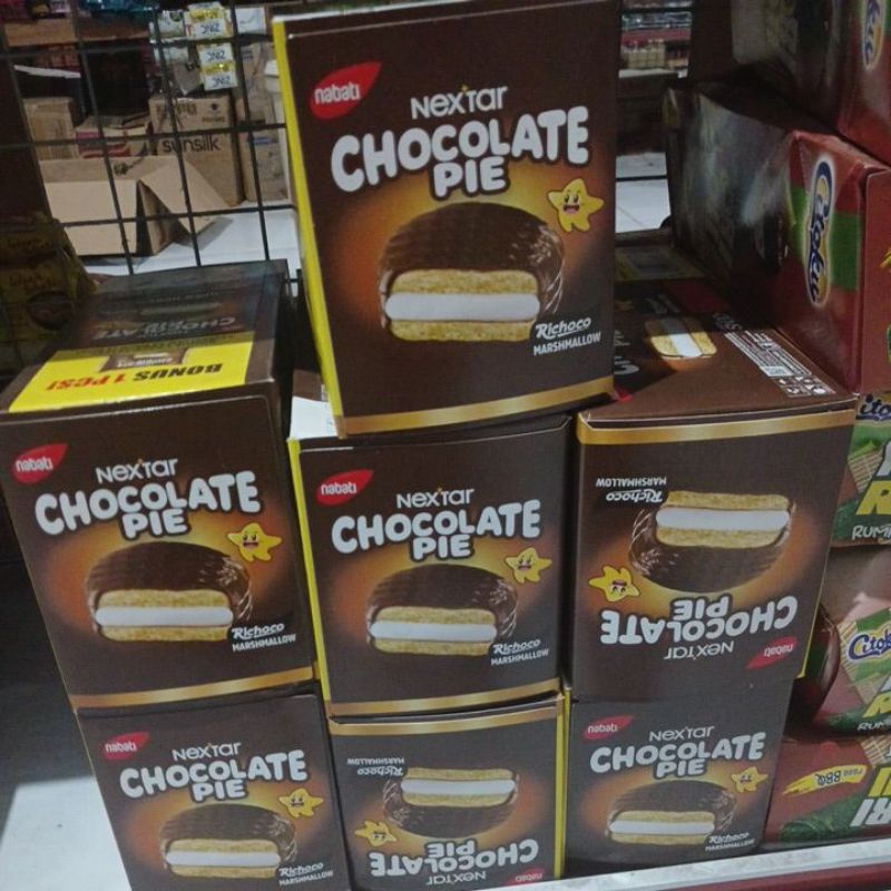

chocolate pie nabati 12 pack +bonus 1