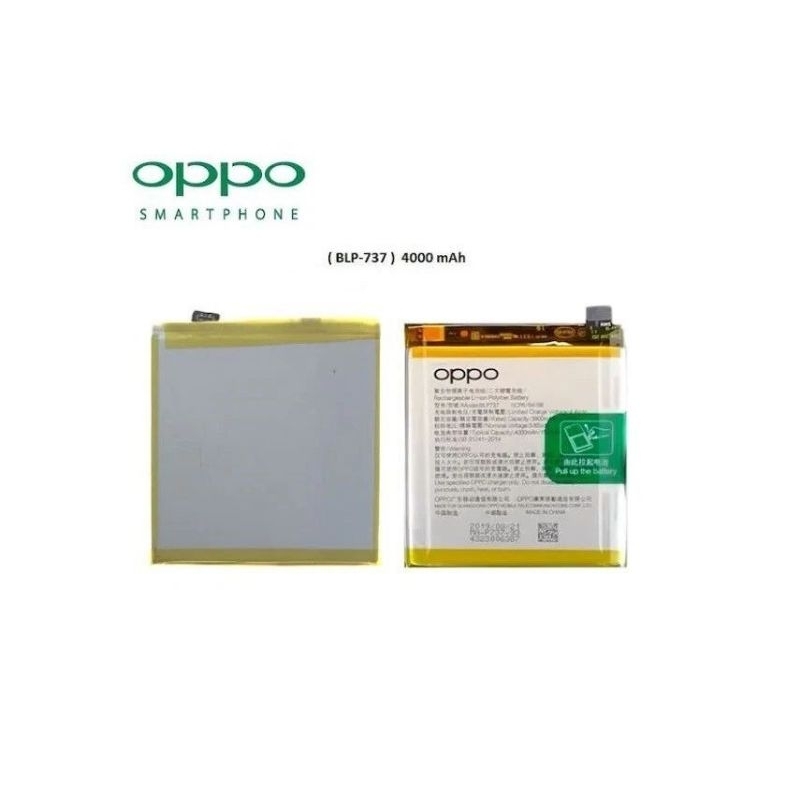 Batre Baterai HP OPPP RENO2 F / RENO 2F CPH1989 ORIGINAL Model Batrei Battery BLP737 BLP-737