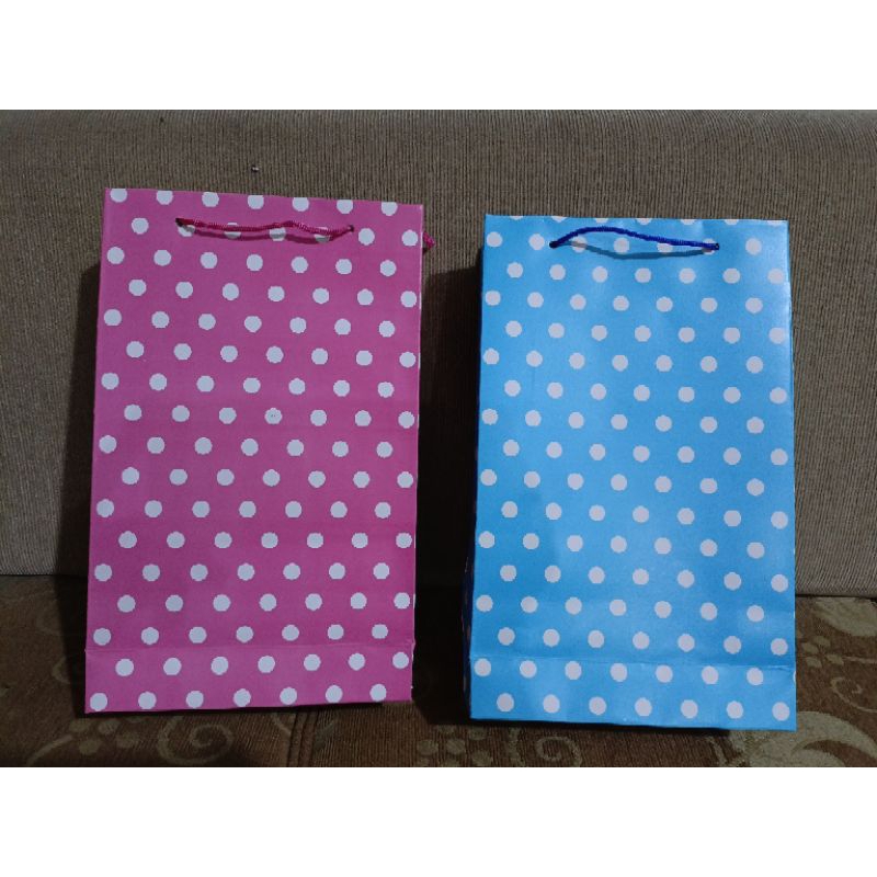 

Tas kado / Goodie bag polkadot tebal