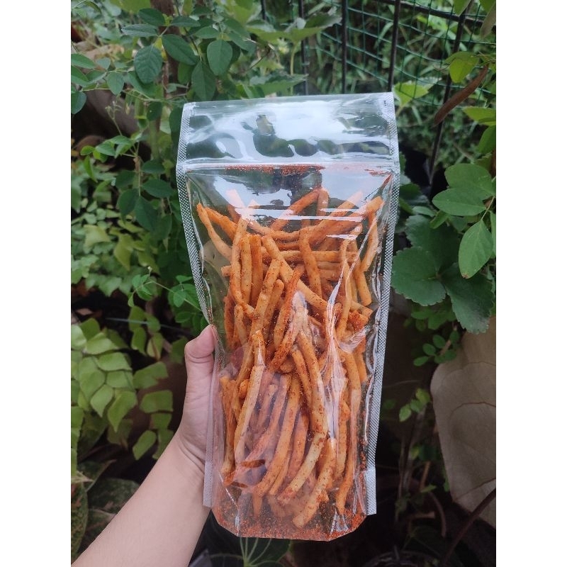 

Cemilan Stik Sistik Bawang Pedas - Jandas Snack Renyah & Gurih