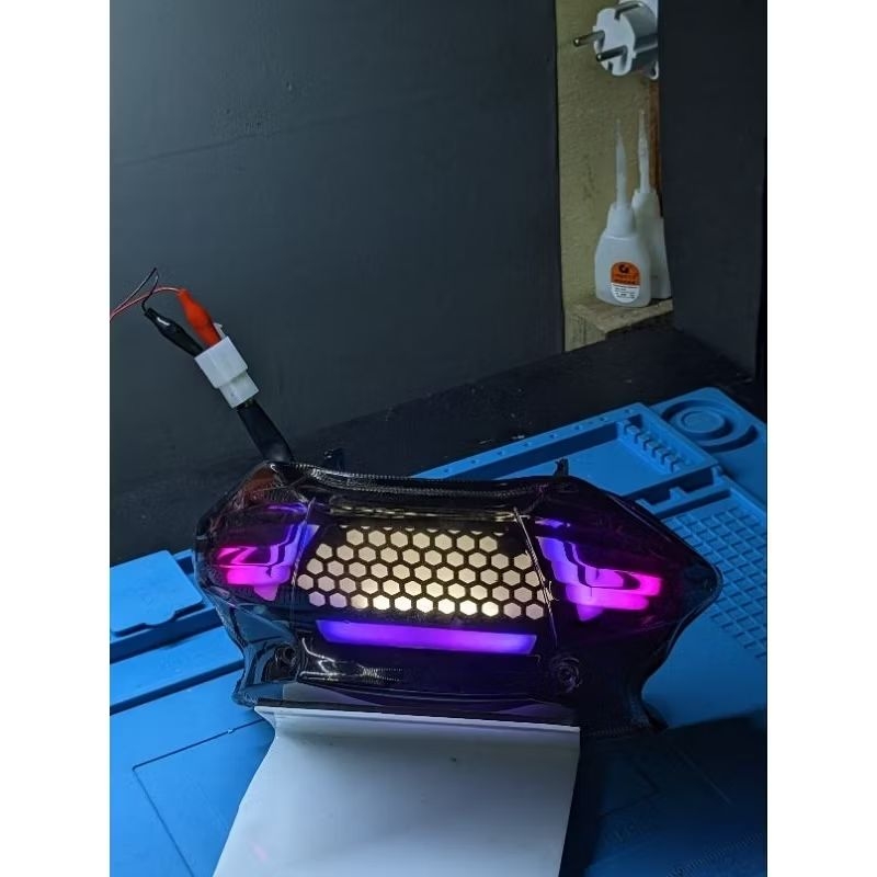 (stoplamp rgb)lampu rem belakang mio sporty dan mio smile