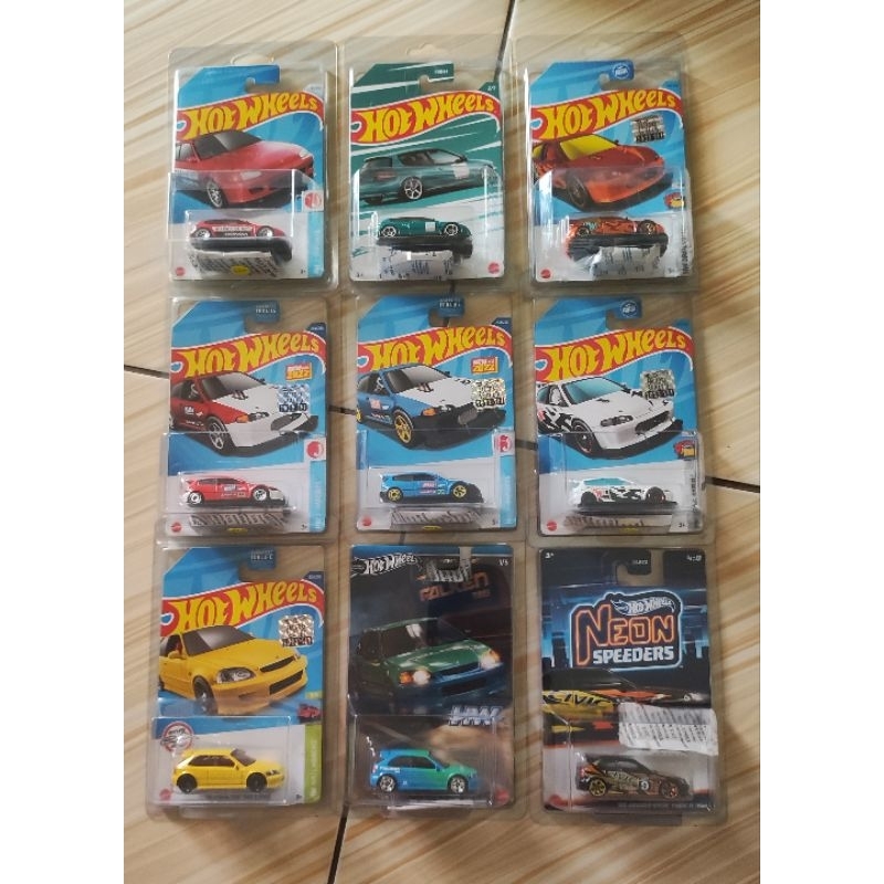 Hotwheels Civic Eg Ef Ek9 Custom
