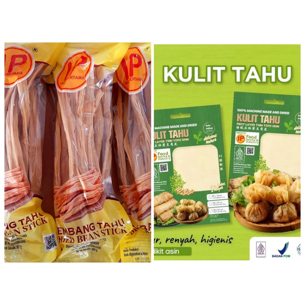 

IP Kembang Tahu Stik 100g | IP Kulit Tahu 35x70 / 70x70