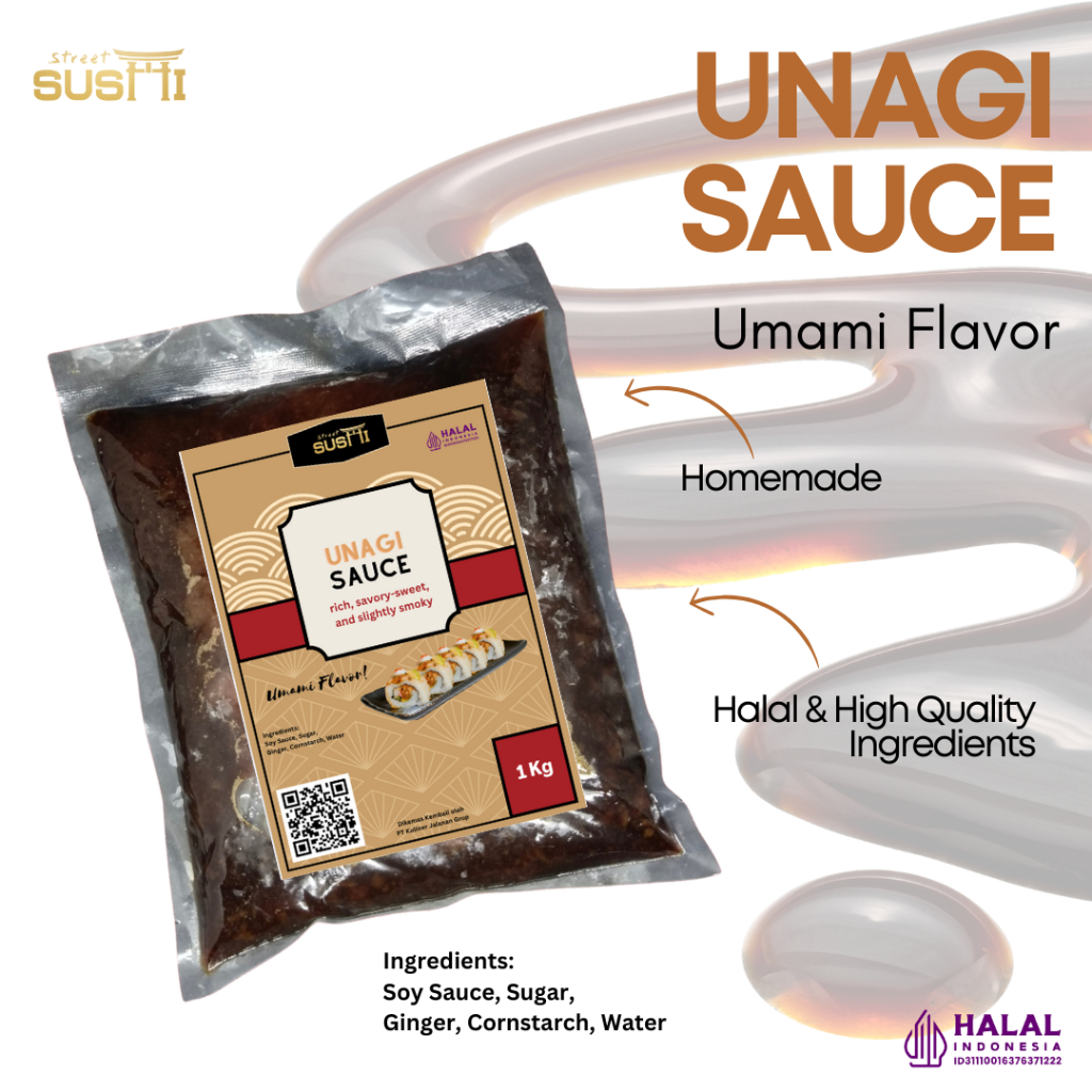 

Saus Unagi 250gr 500gr 1kg Manis Gurih | Unagi Sauce Halal