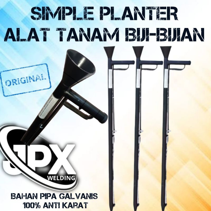 Alat Tanam Biji Bijian - Simple Planter Bahan Pipa Galvanis Anti Karat