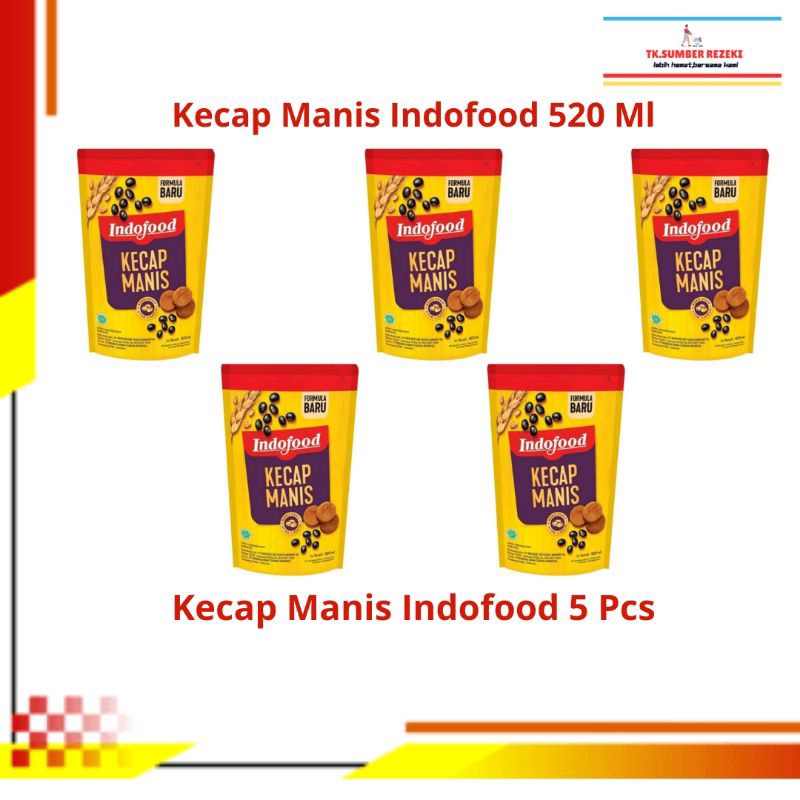 

[PAKET HEMAT ISI 5] Kecap Manis Indofood 520 Ml PROMO MURAH/ Indofood Kecap Manis 520 Ml PROMO MURAH