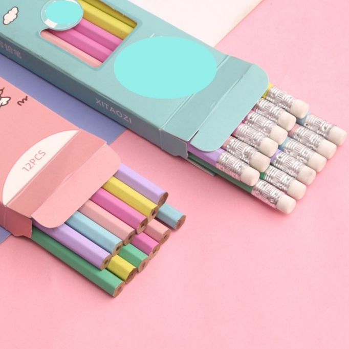 

1 SET ISI 12 Pensil HB Tebal dan Mudah Dihapus Bagus Untuk Belajar Menulis