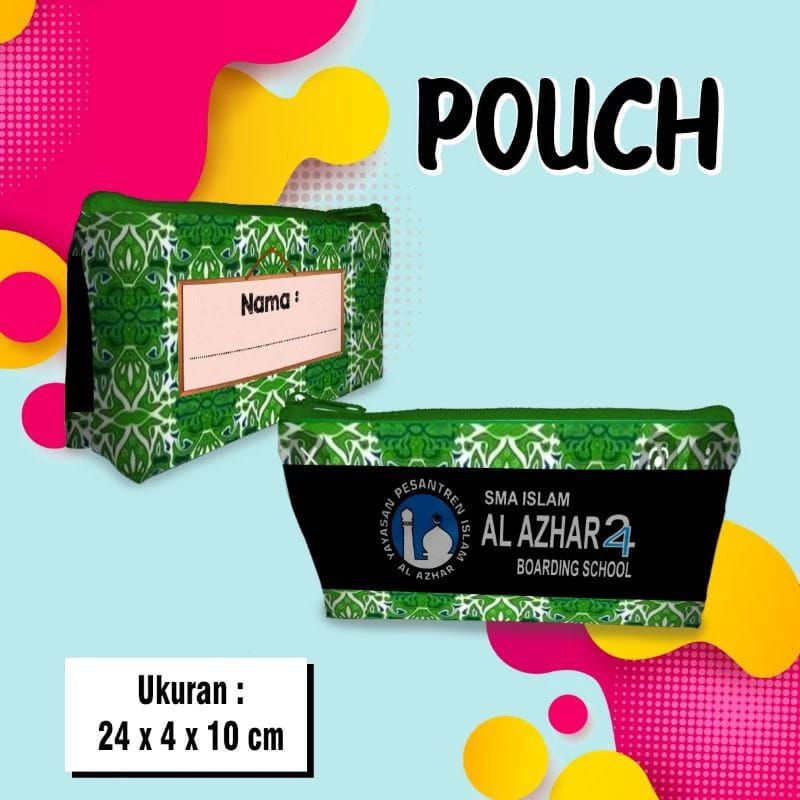 

Tempat Pensil Custom/Tempat Pensil Identitas & Alat Tulis Riselting/Dompet Pensil Custom