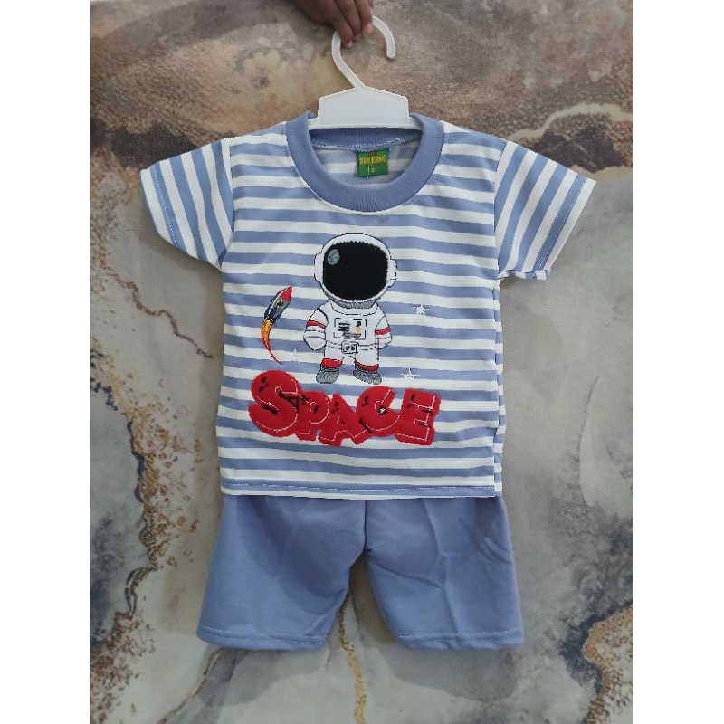 SPACE Setelan anak laki-laki 3-4 tahun/Fashion anak