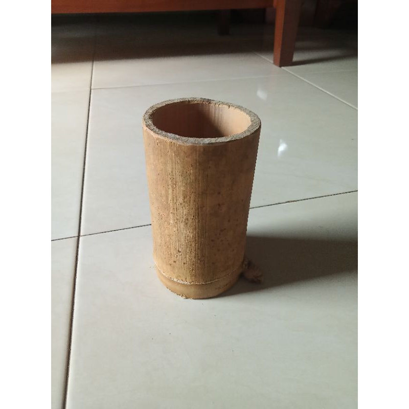 

potong bambu tempat pensil natural