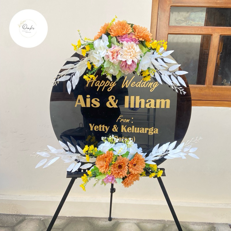 papan ucapan semarang/papan ucapan akrilik/papan ucapan akrilik murah /papan ucapan akrilik diameter