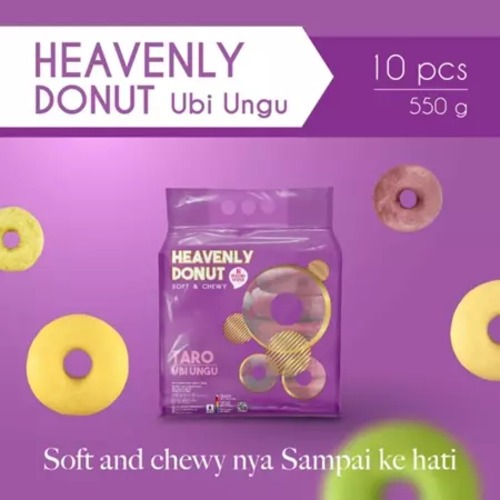 

Heavenly Kitchen Donat Ungu [1pack isi 10pcs]