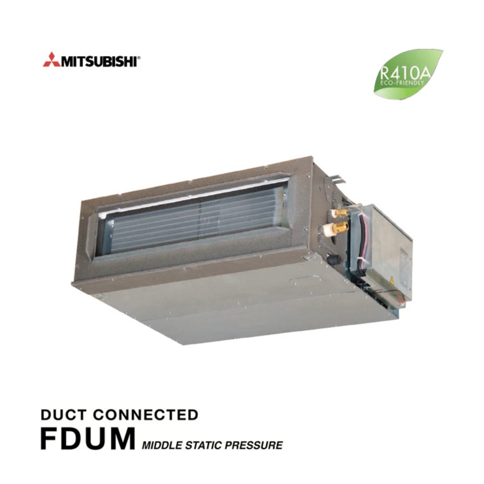 Mitsubishi AC Duct Connected Middle Static Pressure R410a 6 PK - Mitsubishi AC Duct Connected Middle