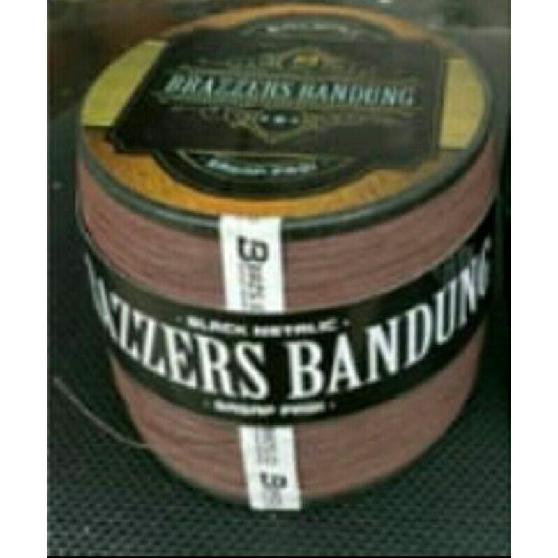 Gelasan Brazzers bandung "BLACK METALIC" Matot bahan black metalic "023" Halus licin & Sasap padi Fu