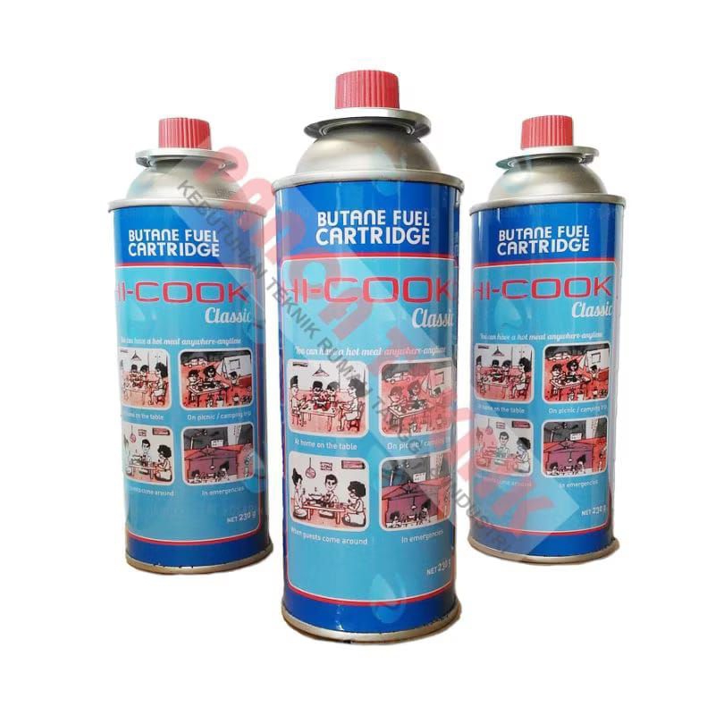 GAS HICOOK BIRU / GAS KALENG HICOOK CARTIDGE