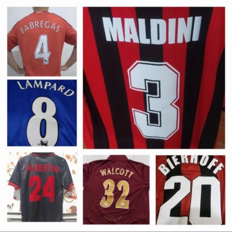 Nameset Jersey Custom Patch All Varian