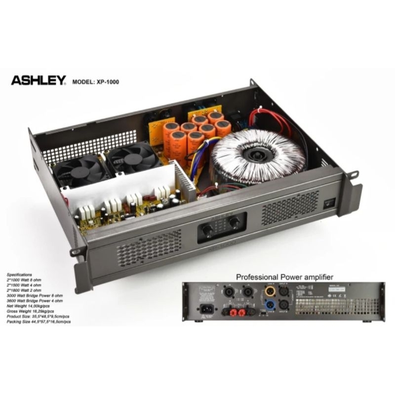 Power ASHLEY XP-1000 Original 2 x 1000 Watt