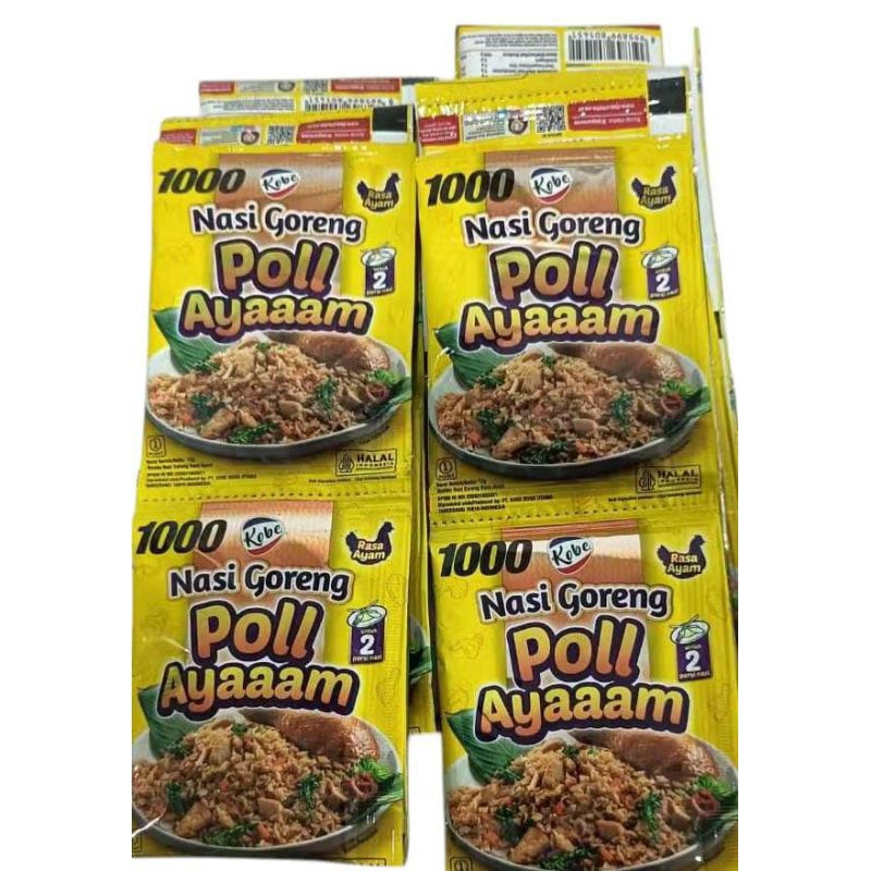 

Kobe Poll Ayam bumbu nasi goreng satuan