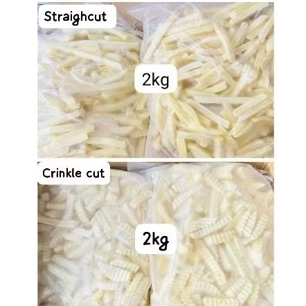 

kentang goreng shoestring beku Frozen fries 2kg termurahh