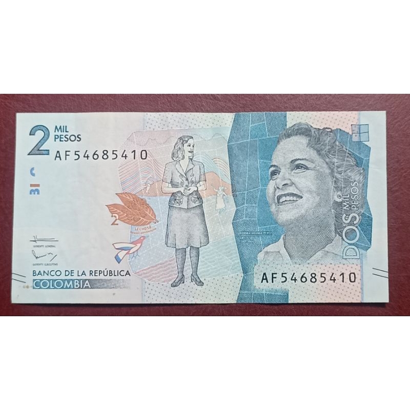 UANG COLOMBIA 2000 PESOS